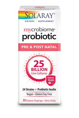 Solaray Mycrobiome Probiotic Pre & Post Natal 30 Enteric VegCaps