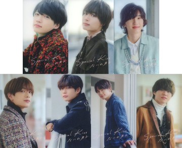 浪花男子Special Kiss Clear Solo卡(成員Solo 7種SET)CD Special Kiss通常盤先到購入特典