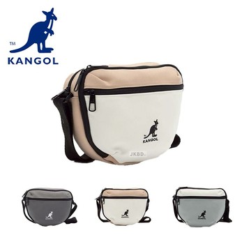 KANGOL 英國 袋鼠 拚色收納側背包【64558709】 包包 斜背包
