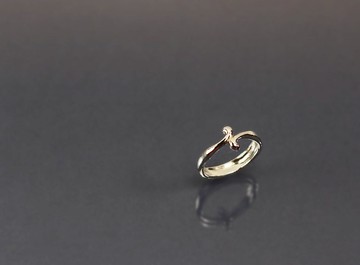 線條系列-流線交錯925銀戒