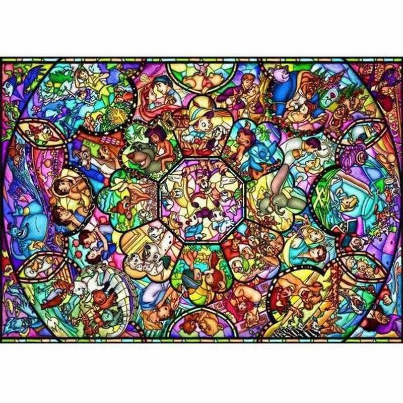 ジグソーパズル 1000ピース ディズニー ステンドアート オールスターステンドグラス Ds 1000 764 通販 Lineポイント最大0 5 Get Lineショッピング