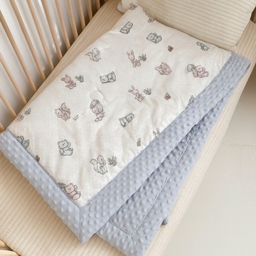 bebehome 居家生活 柔軟親膚顆粒安撫毯 加厚款  格林童話  110 x 150cm