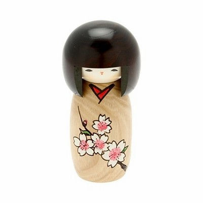 うささぎ 和風こけし人形 きみこ茶色着物 通販 Lineポイント最大get Lineショッピング