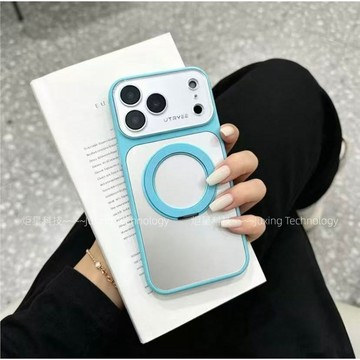 360°旋轉支架殼 磁吸無線充 適用 蘋果 iPhone 18 17 16 15 14 13 12 Promax 防摔殼