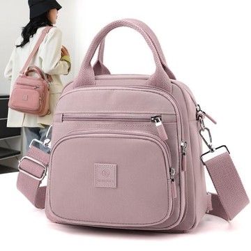 新款多功能雙肩包背包通用休閑時尚百搭單肩包防潑水手提斜挎布包