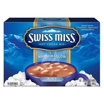 SWISS MISS 牛奶可可粉 棉花糖 原裝進口 香醇濃郁 冷熱皆宜  28g  10包  1盒