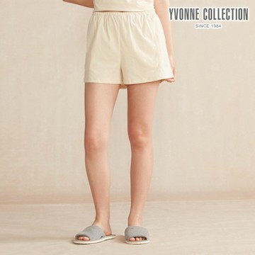 YVONNE 以旺傢飾 純棉素面短褲-象牙白（M/L）