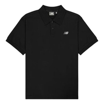 New Balance NB Logo Polo Shirt 'Black'