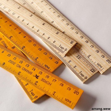 【雙刻度設計】木質直尺 15cm 30cm 單面直尺 雙刻度尺子 教具木尺 裁縫尺 學生學習文具尺 多功能尺 文具尺 比