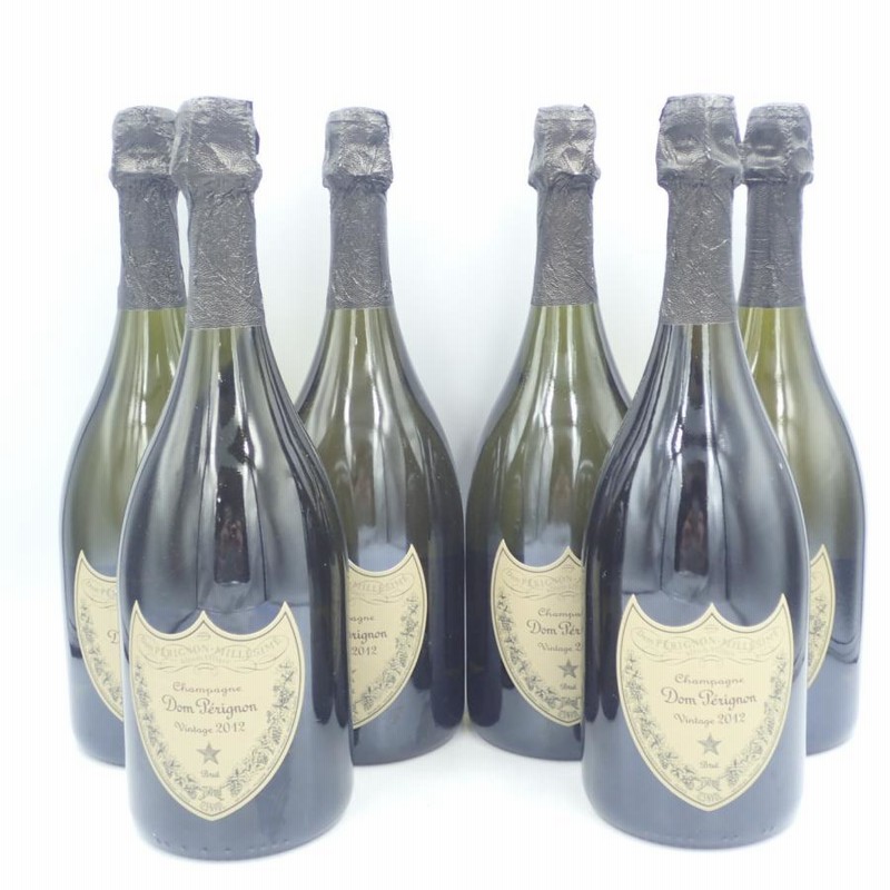 未開栓】ドンペリニヨン 白 2012 750ml 12.5% Dom Perignon 6本セット 