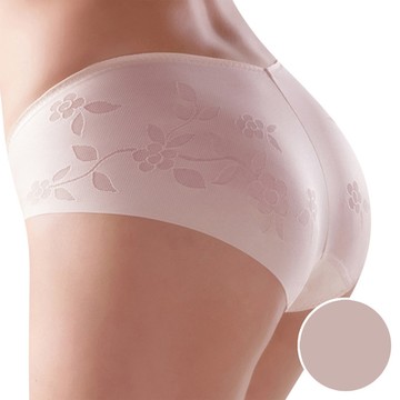 華歌爾-V機密內褲 M-LL低腰三角褲(粉膚) 深V剪裁-超薄貼身-NS1600L3