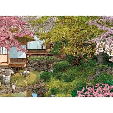 P2 - 林宗範系列-幽徑 花舞翩翩 520片拼圖 25-045