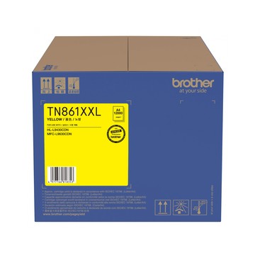 BROTHER TN-861 XXLY 超高容量黃色碳粉匣(適用:HL-L9430CDNMFC-L9630CDN)