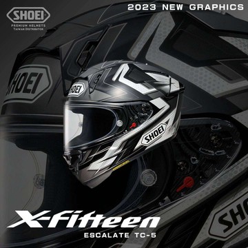 【訂金5000/尾款20000】SHOEI X15 X-Fifteen ESCALATE  TC-5  全罩式安全帽【預購商品，5000訂金尾款到貨完成結帳後出貨/到貨時間未定/台灣總代理貨】