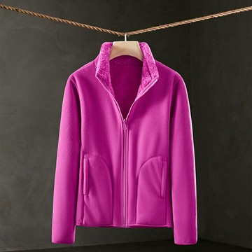 現貨+預購 抓絨外套立領夾克-雙面穿搖粒絨珊瑚絨保暖男女外套10款74bf21【獨家進口】【米蘭精品】