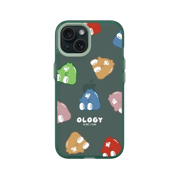 iPhone 15 Clear 憂墨綠 - 奧樂雞 Ology - 奧樂雞軟糖