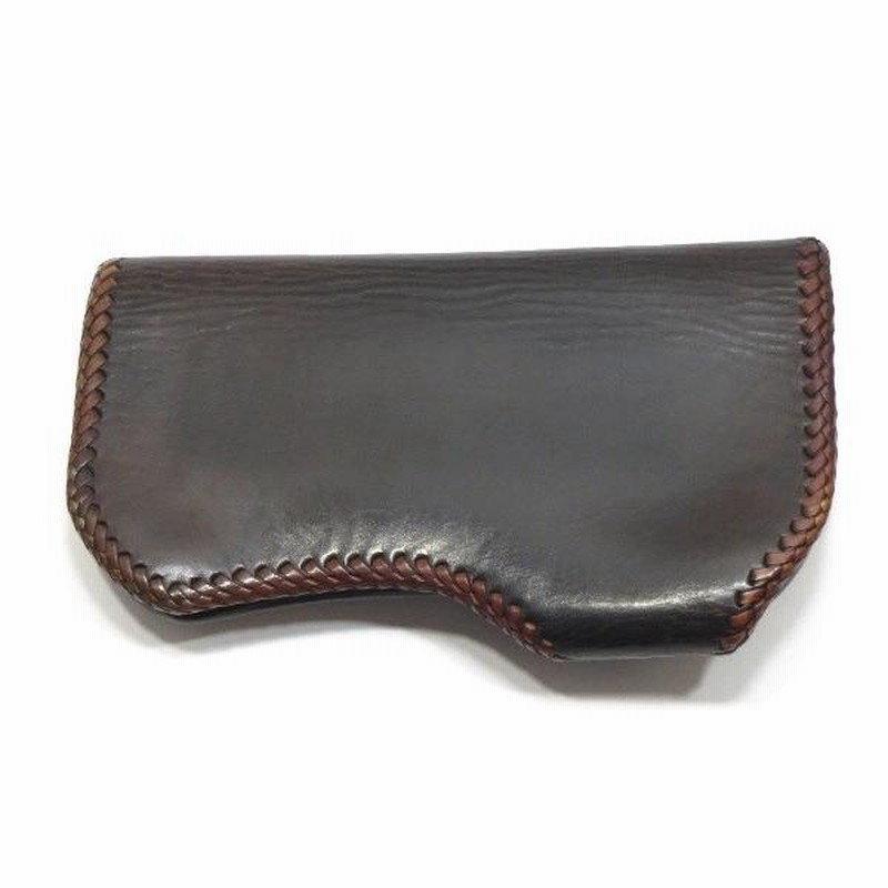 SAAD レザー編み込み長財布 グレー新品未使用　ノベルティ付き SAAD レザー編み込み長財布 グレー新品未使用 ノベルティ付き