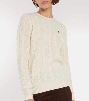 Polo Ralph Lauren Cable-knit cashmere and wool sweater