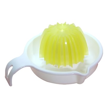 genki bebi 元氣寶寶 榨汁器 雙層榨汁盤設計 適用於葡萄柚/柳橙 PP塑料 輕巧方便  Mini  1個