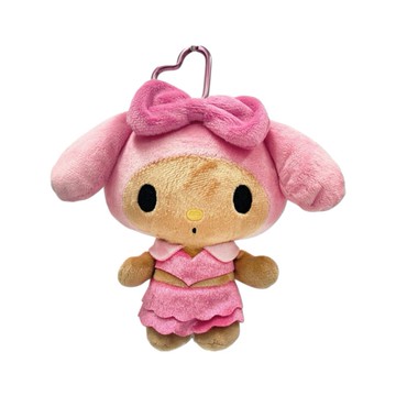 (預購) 日本 Sanrio 三麗鷗 愛心扣黑皮美樂蒂-比基尼 約15x18x7cm (JN1419)