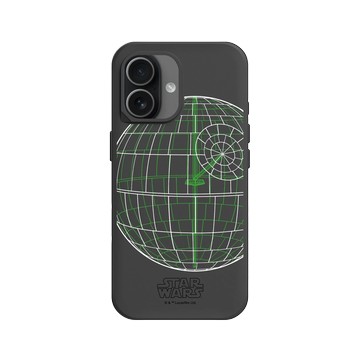 iPhone 17 SolidX 黑 - 迪士尼-星際大戰 Star Wars - 死星-線稿風格