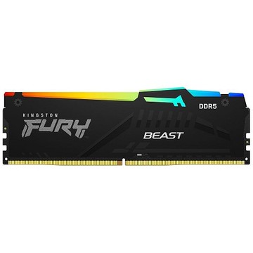 Kingston 金士頓 FURY Beast RGB DDR5 CL36 5600 16GB 桌機記憶體 KF556C36BBEA-16