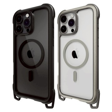 MagEasy iPhone 16 Pro Max 6.9 Odyssey頂級超軍規防摔掛繩手機殼 皮革黑/黑