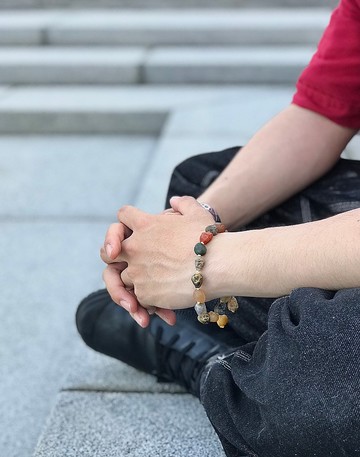 多色脈輪筋脈手鍊