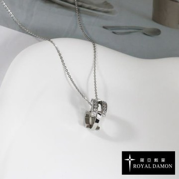 Royal Damon羅亞戴蒙 緣份交織 項鍊 小 NK958