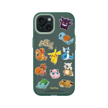 iPhone 15 Clear 憂墨綠 - 寶可夢 Pokemon - Sticker-去吧寶可夢