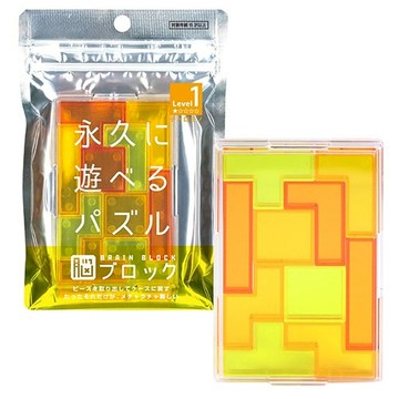 正版 日本Tenyo 動腦方塊 BRAIN BLOCK 益智拼圖 七巧板 邏輯拼圖 兒童玩具【小胡玩具(電子發票)】