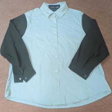 【PANGCHI 龐吉】雙色棉質薄長袖襯衫(9413260/51)