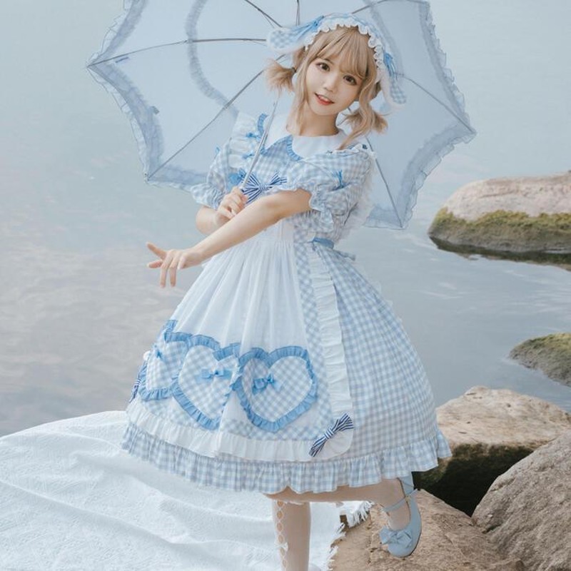 メイド服 ワンピース ロリータ レディース ロリィタ 甘ロリ