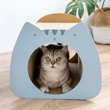 【安閣家】呆萌貓隧道 (虎斑藍) 贈送貓薄荷球