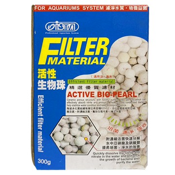 ISTA 伊士達 活性生物珠 過濾 培菌濾材 圓桶 石英球 I-243 300g  1盒