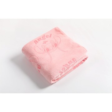 MINISO\t迪士尼史迪奇系列超細纖維浴巾(安琪)ToysRUs玩具反斗城