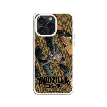 iPhone 15 Pro Max SolidX 白 - 哥吉拉 Godzilla - 怪獸爪痕