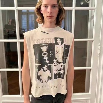 Enfants Riches Deprimes夏季新款無袖衫數碼印花潮牌男女背心T恤
