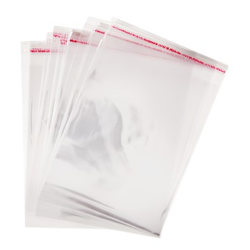 OPP平口塑膠袋 25 x 20cm 100個 x 5包 透明包裝袋