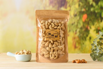 【偶棉家堅果坊】  『超低溫烘焙』 - 無調味 腰果  200公克