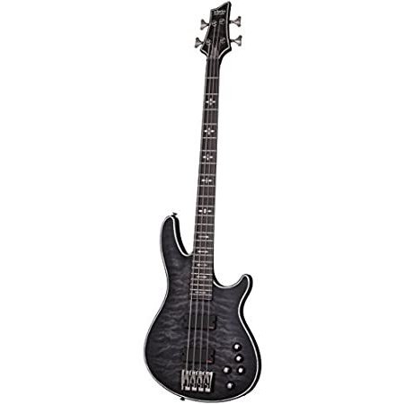 Schecter シェクター Hellraiser Extreme-4 4弦 ベースギター, See-Thru Black Satin エレキギター