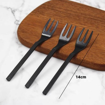 一次性餐具 長柄三叉 獨立包裝   100入/包 【良鎂咖啡餐飲烘焙批發】