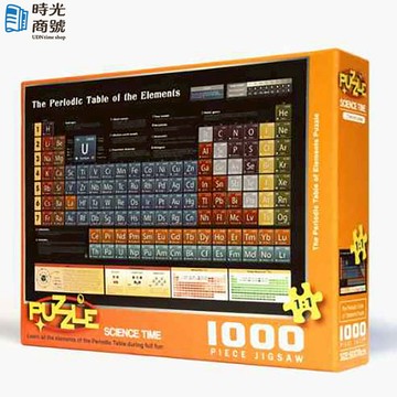 賽先生科學工廠｜化學元素表拼圖 (午夜藍)