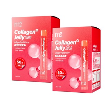 【m2美度】超能膠原莓果果凍 100包囤貨組(50入/2盒)