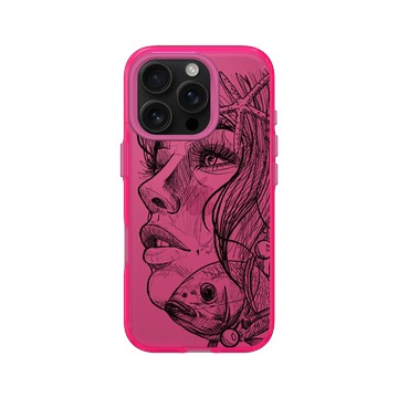 iPhone 16 Pro Clear 粉漾桃 - MYMY REVERZ TATTOO - MOOREA