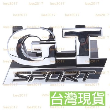 福斯 VW GT SPORT GTI 中網標 水箱罩 水箱罩標 GOLF 前標 字標 貼標 性能版 TIGUAN 中網
