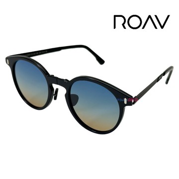 【ROAV】薄鋼 偏光鏡片 折疊墨鏡 圓框太陽眼鏡 Milkyway OS001 C13.11.45 51mm