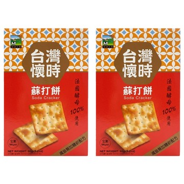 食材工坊 台灣懷時蘇打餅  90g  2個