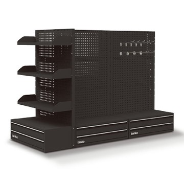 【天鋼】多功能展示架系列 黑色 經典組合