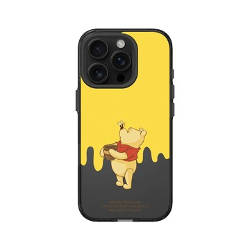 iPhone 16 Pro Clear (相機按鈕) 酷墨灰 - 迪士尼-小熊維尼 Disney Winnie The Pooh - 小熊維尼與蜂蜜